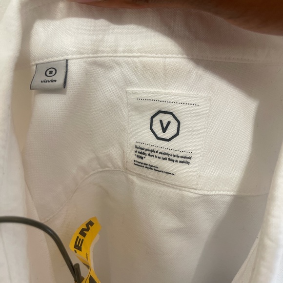 Visvim Juneau Weld White Button Down Shirt - Picture 5 of 6